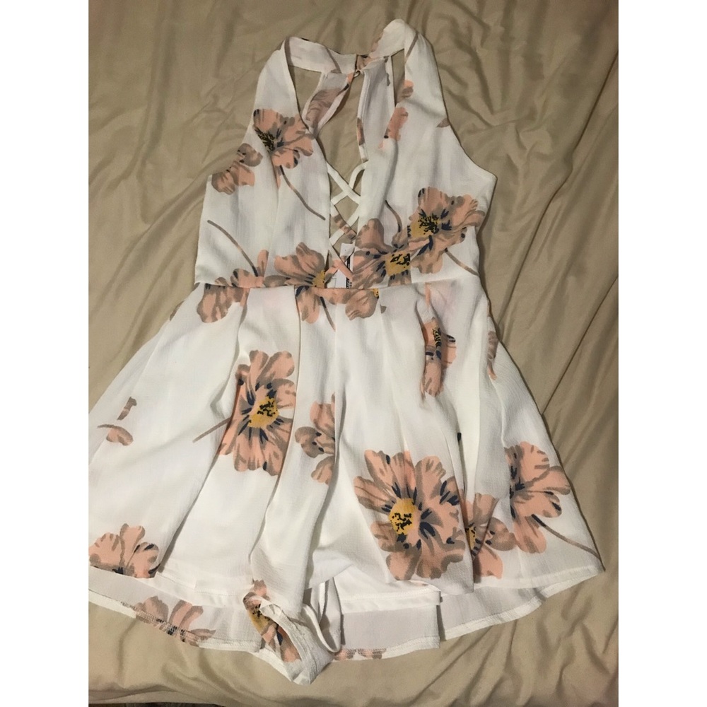Dressy Floral romper/summer dress